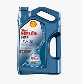 Envase de aceite SHELL SHELL HX7 5W30 TECNOLOGIA SINTETICO - GL 4LT. grado 5W30 - Lubricentro Piloto